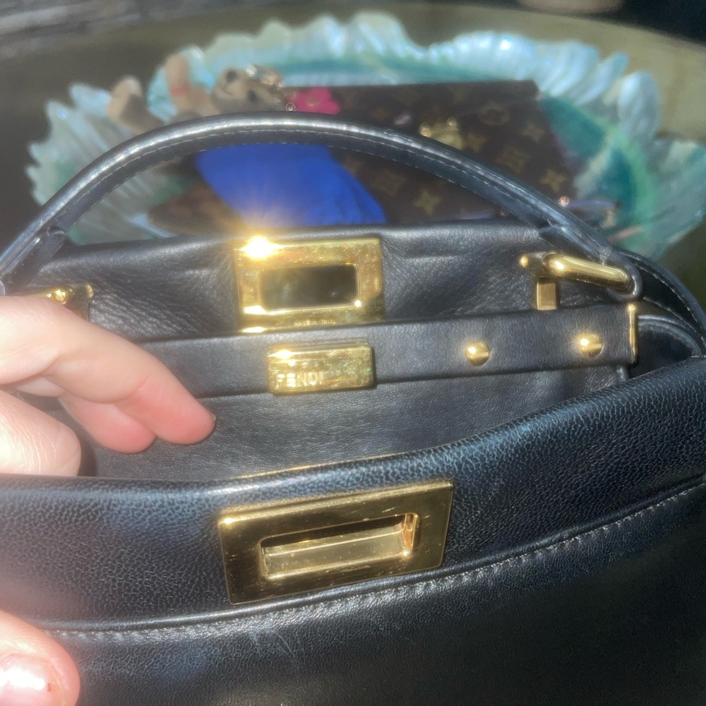 Fendi Peekaboo Mini Black Gold - Picture 13 of 16